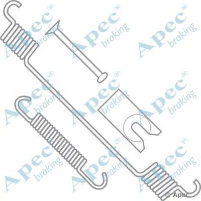 APEC BRAKING kit974 -  Комплектующие, тормозная колодка